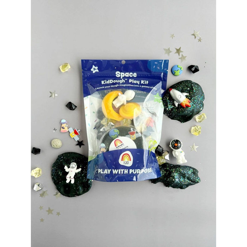 Earth Grown KidDoughs Space (Black Cherry) KidDough Play Kit