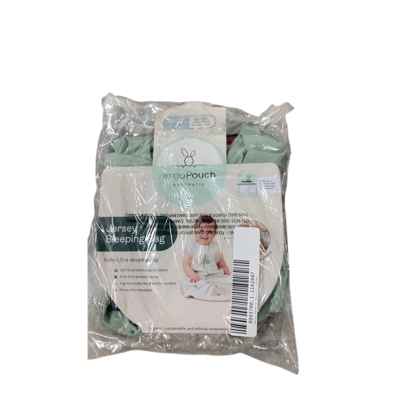 ErgoPouch Jersey Sleeping Bag, Willow, 0.2 TOG, 3-12M