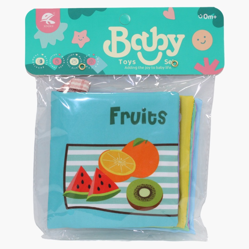 Sensory Soft Book for Learning – Fruits