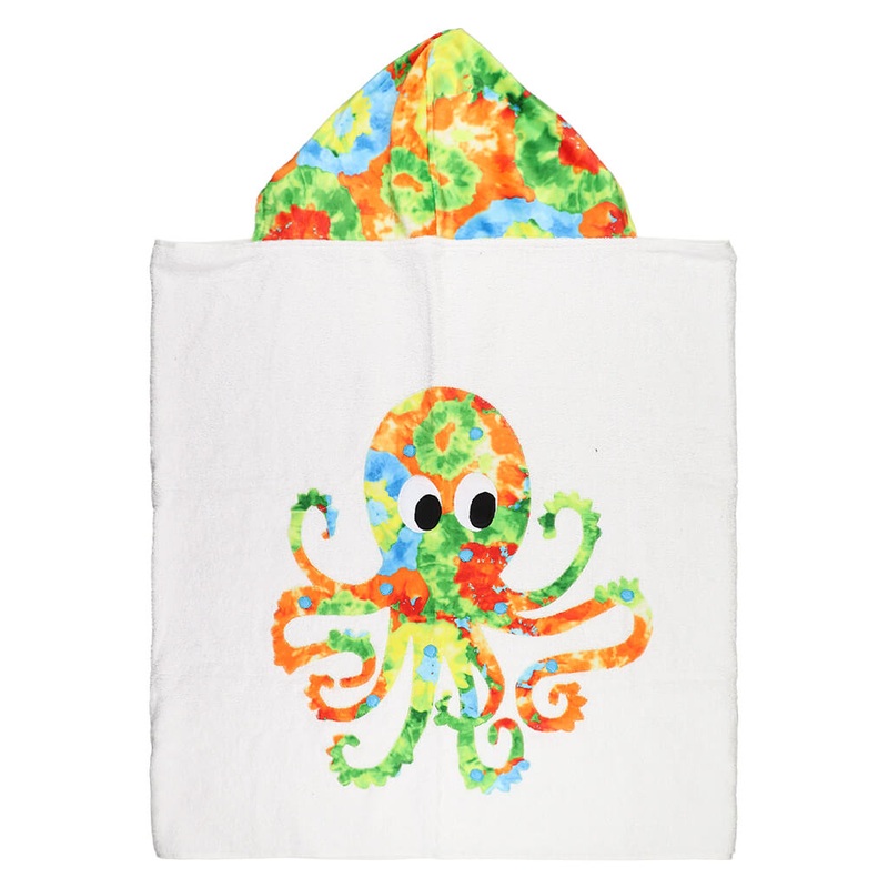 Big Towel Ocean Tie-Dye Octopus