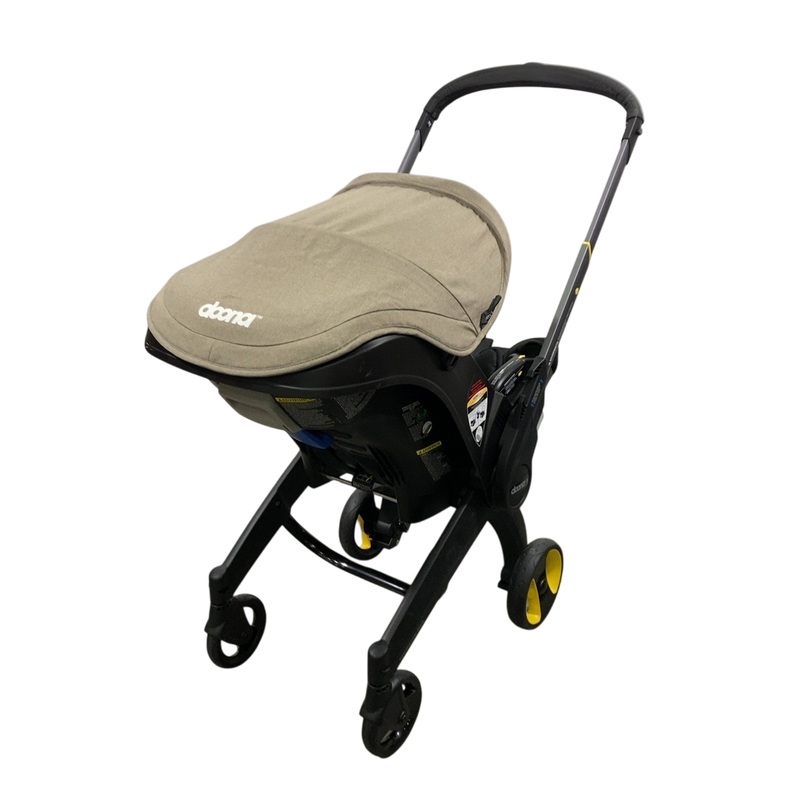 Doona Infant Car Seat & Stroller Combo, 2024, Warm Stone