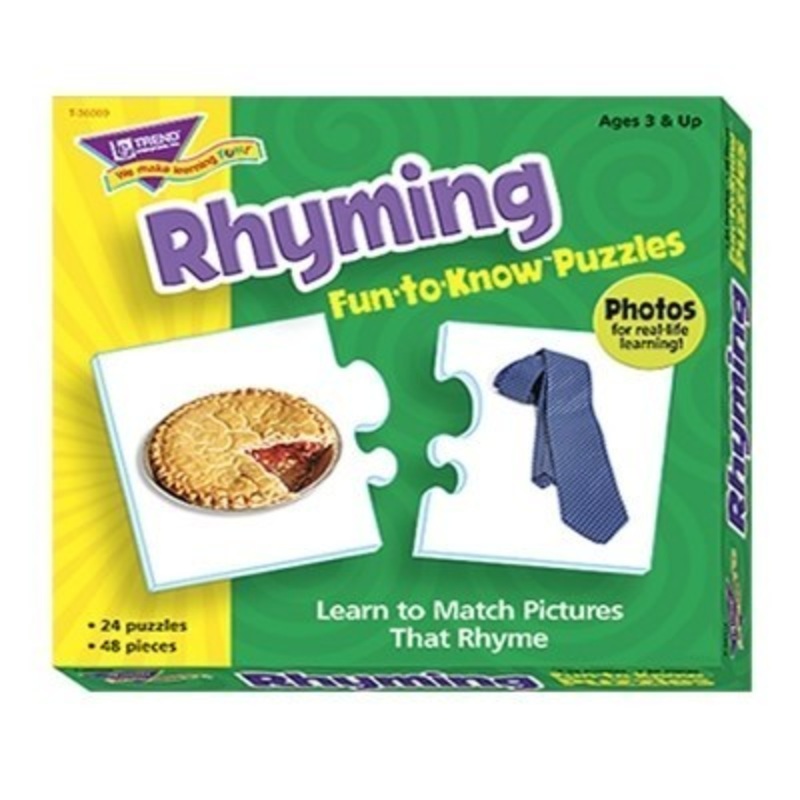 Fun-To-Know Puzzles – Rhyming