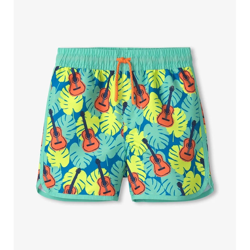 Hatley Boys Tropical Guitars Swim Shorts