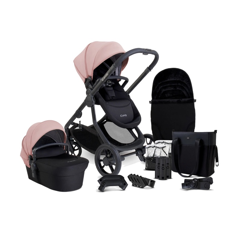 iCandy Orange 4 Pushchair Bundle – Rose/Black
