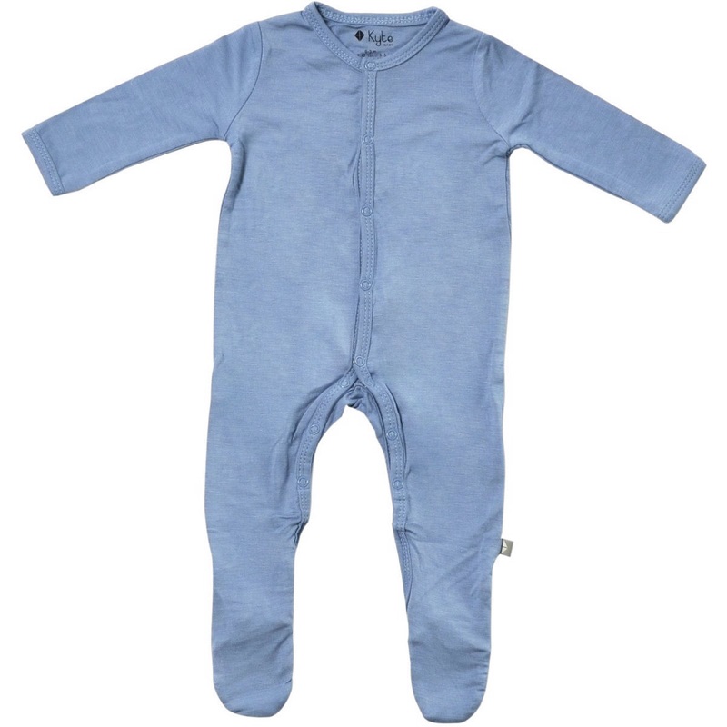 Kyte Baby Footie – Slate (3-6M)