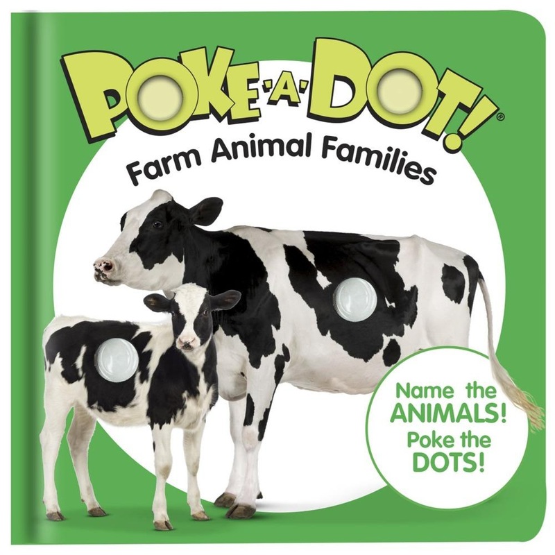 Melissa & Doug Poke-A-Dot Farm Animal Families