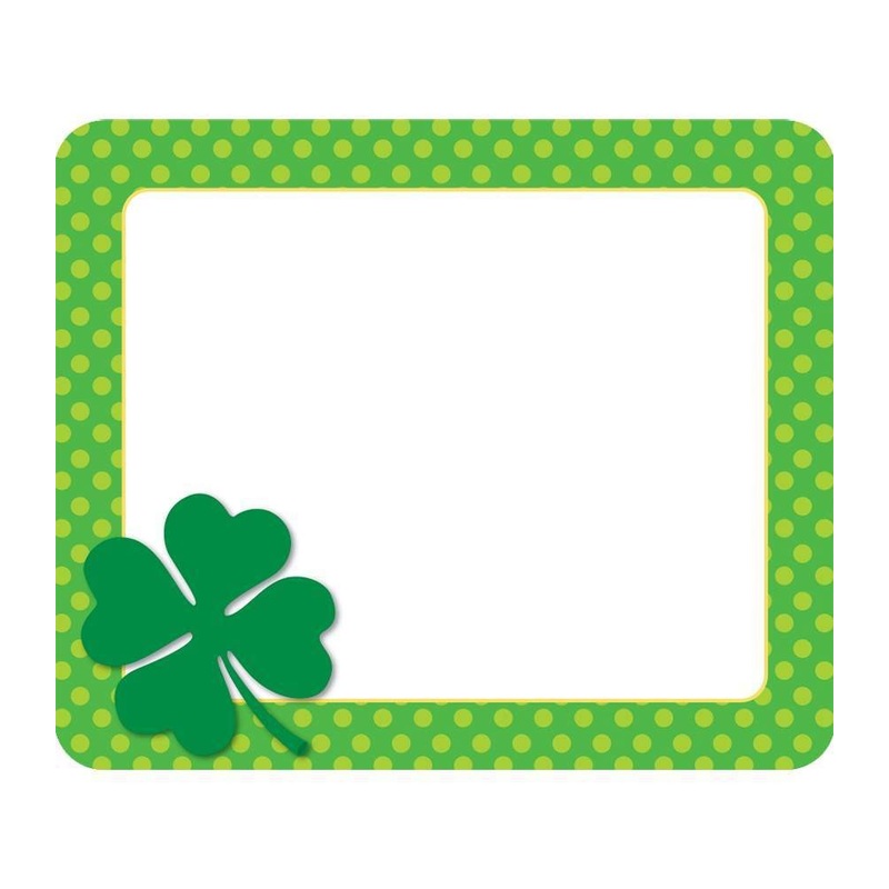 St. Patrick’s Day Name Tags