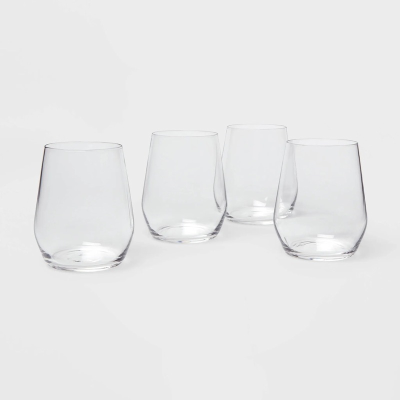 12oz 4pk Atherton Wine Glasses