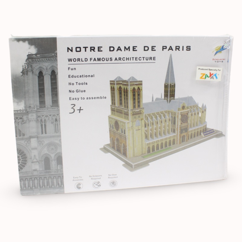 3D Puzzle Notre Dame De Paris –  77 Pcs