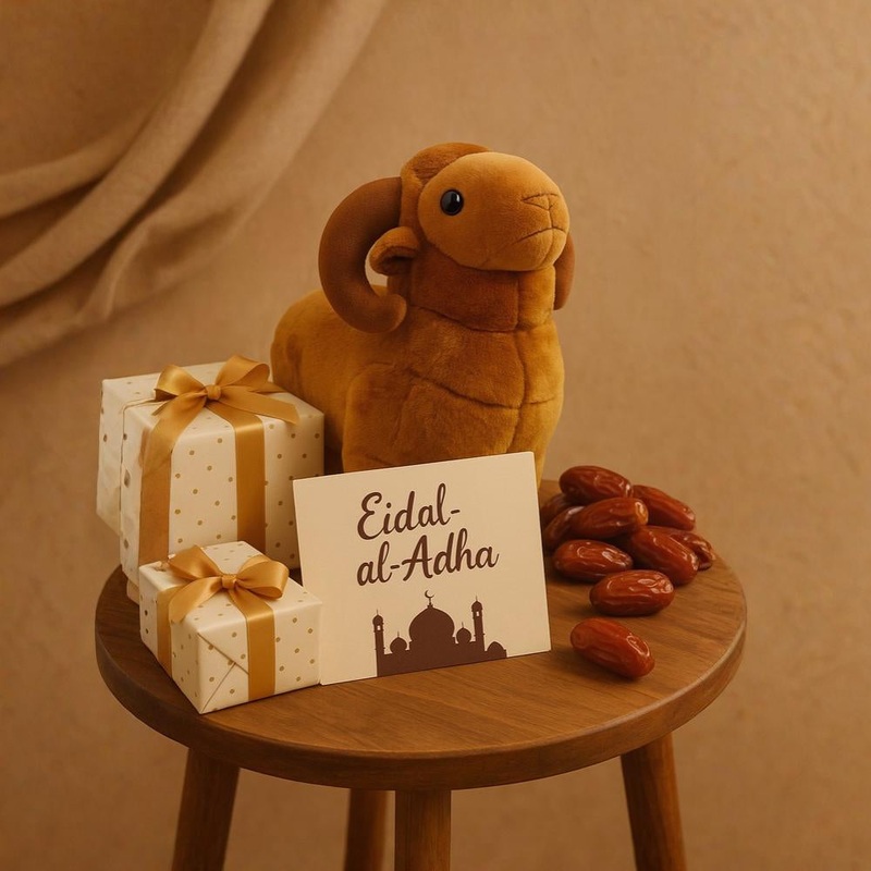 Brown Sheep Plush Toy