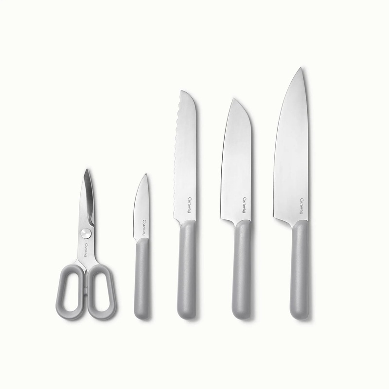 Caraway Home 5pc Knife Set – Gray