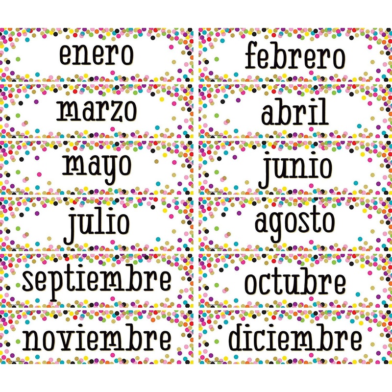 Confetti Spanish Monthly Headliners(C)