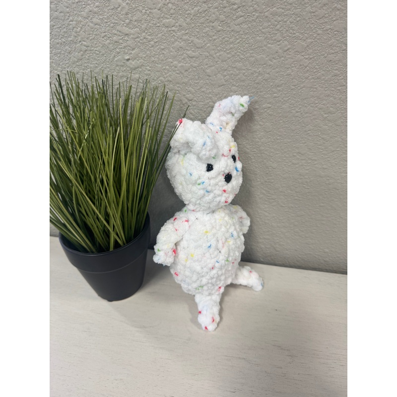 Crochet White Bunny
