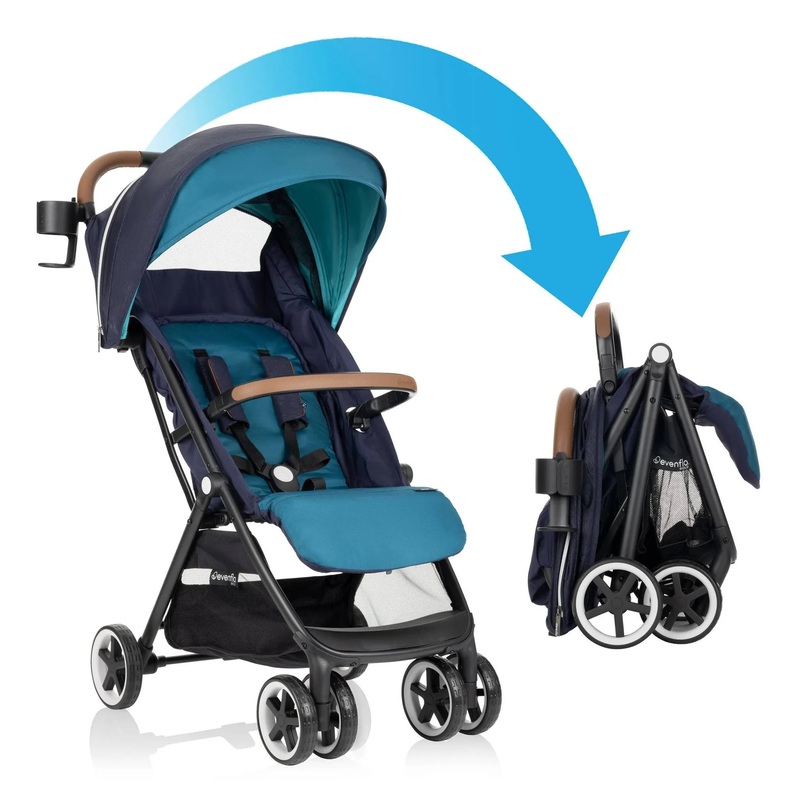 Gold Otto Self Folding Stroller – Saphire