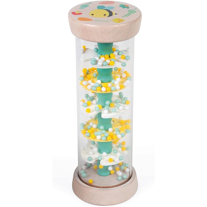 Janod Pure Wooden Rainstick, Bee