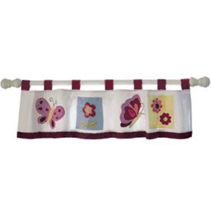 Lambs & Ivy Tivoli Garden Window Valance