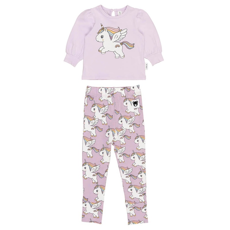 HUX Pant Set Magical Unicorn Orchid