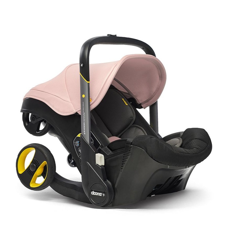 Infant Car Seat & Stroller with LATCH Base – Blush Pink