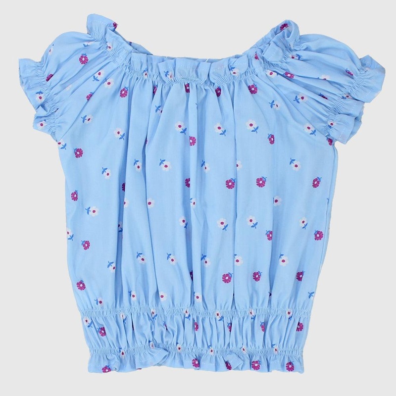 Mini Flowers Sleeveless Blouse