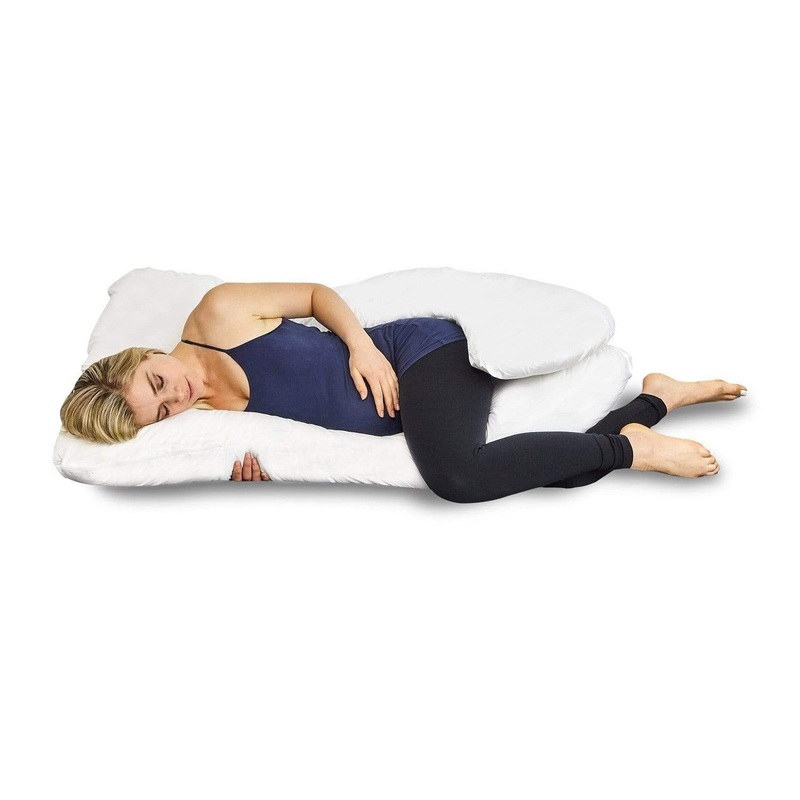 NUVU BABY Full Body Pregnancy Pillow U-Shaped Support Cushion