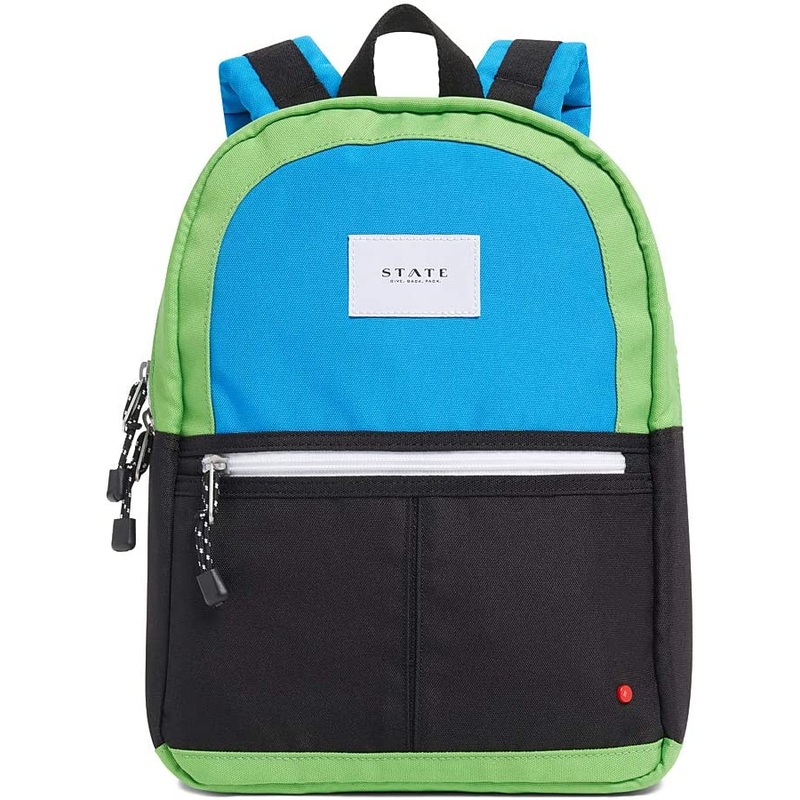 State Bags Mini Kane Kids Backpack – Black/Green