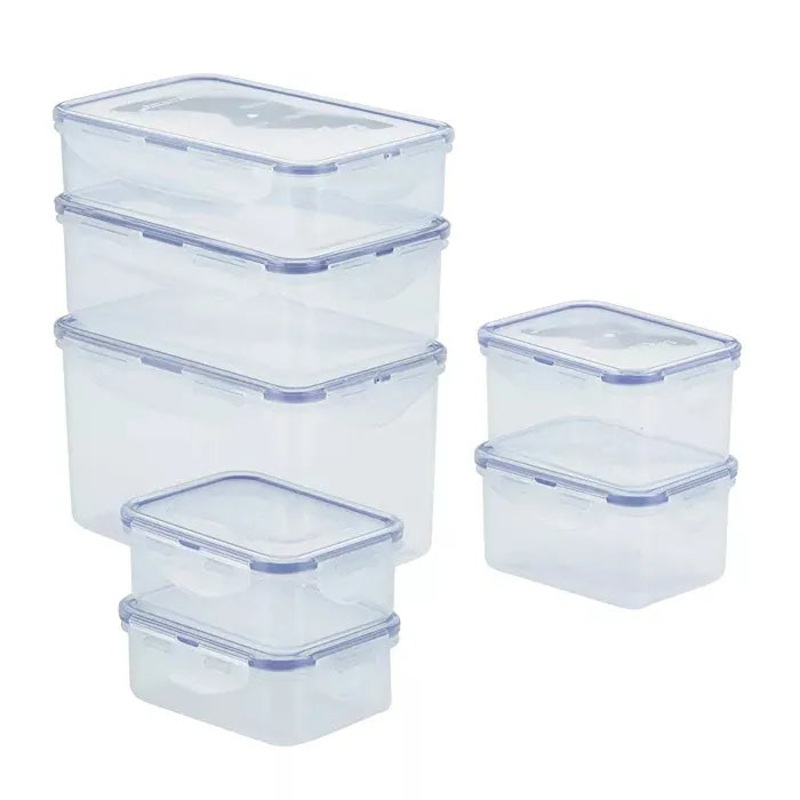 Easy Essentials Rectangular 14-Pc. Food Storage Container Set