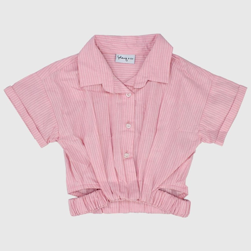 Striped Short-Sleeved Shirt