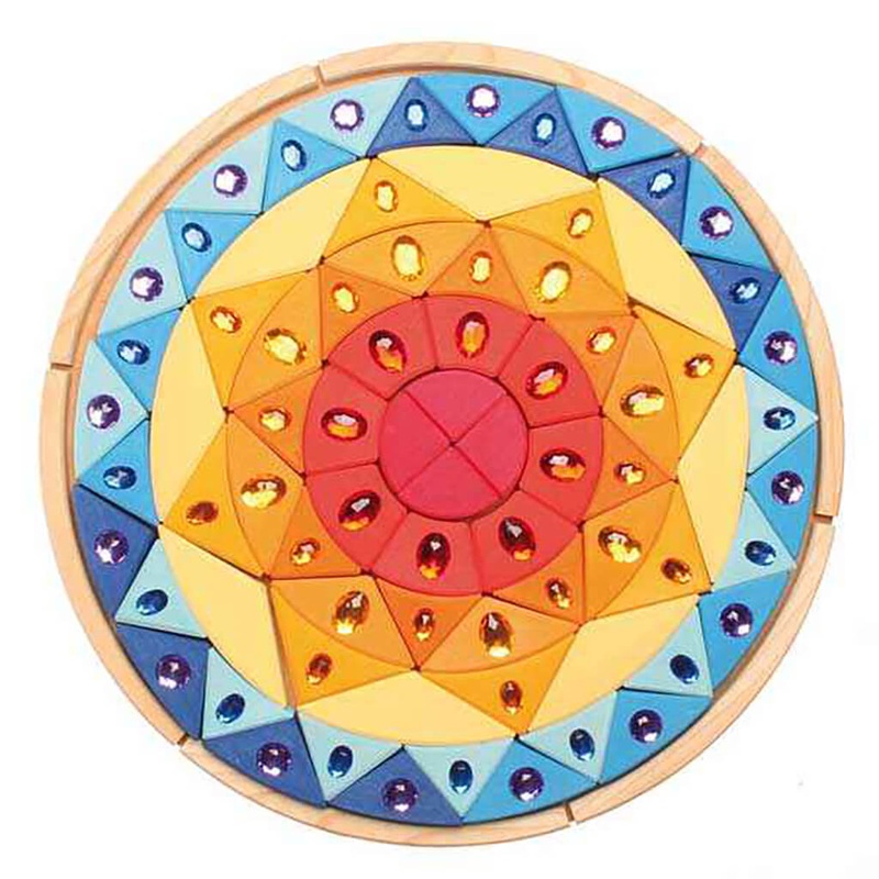 Grimm’s Creative Puzzle Sparkling Mandala Sun