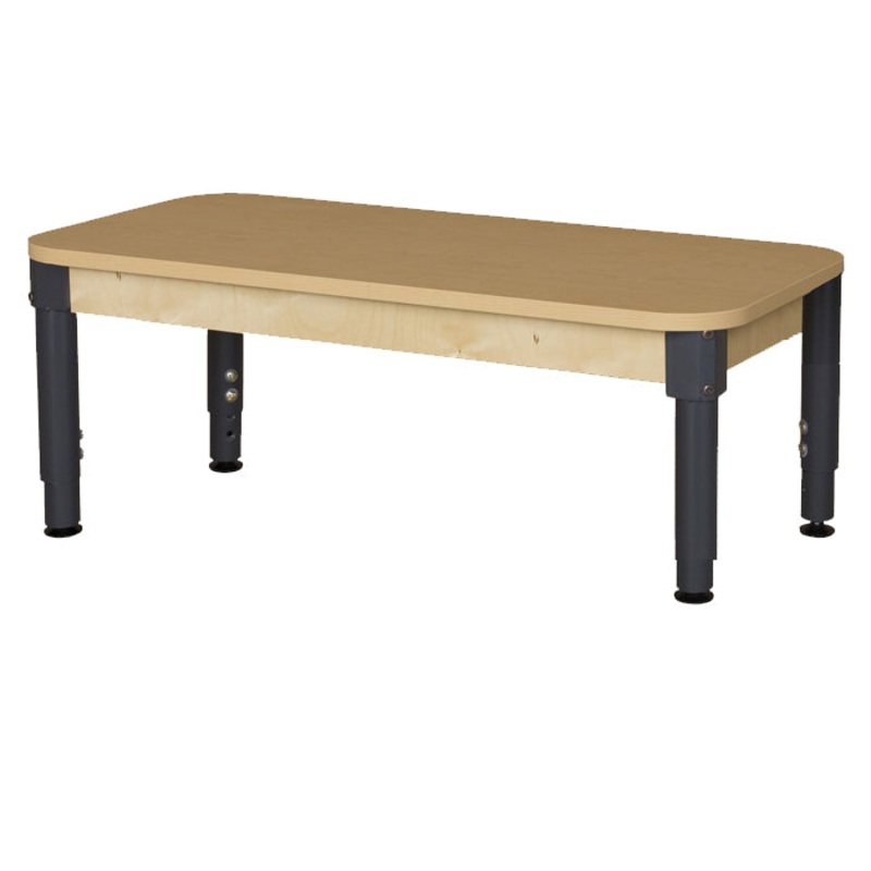24″ x 36″ Rectangle High Pressure Laminate Table with Adjustable Legs 12″-17″
