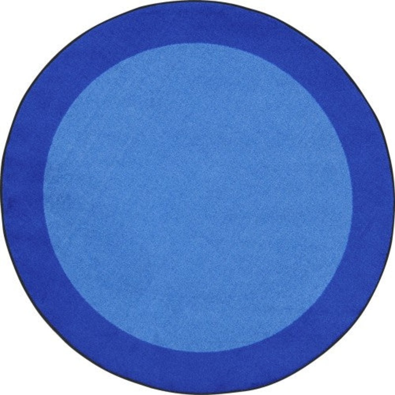 All Around Rug, 13’2″ Round, Blue