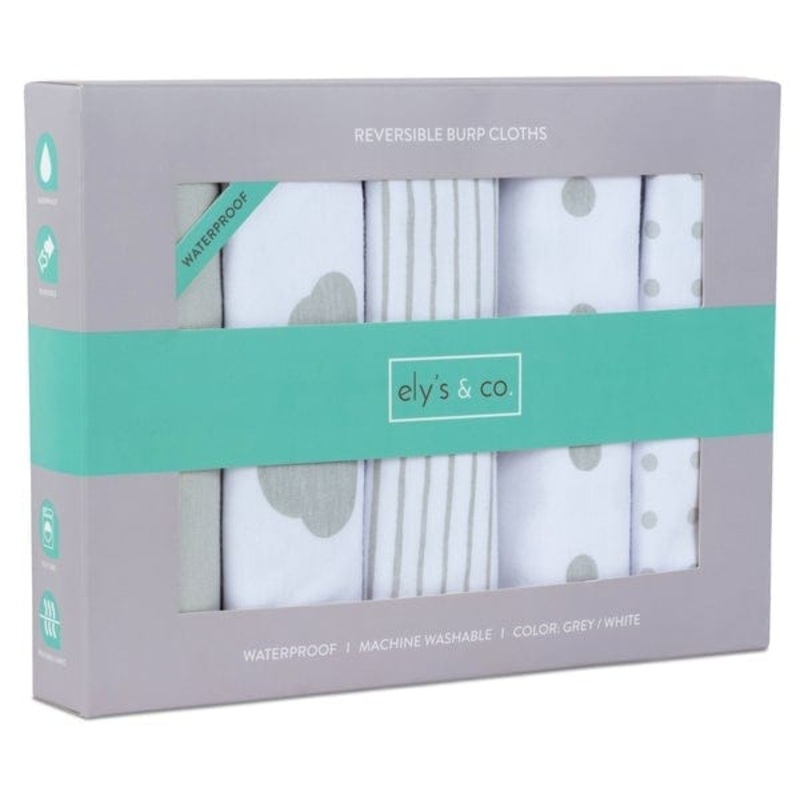 Elys & Co Waterproof Burp Cloths