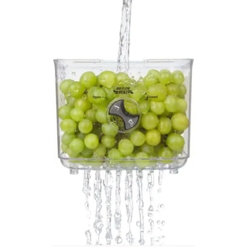 Fresh Produce Keeper Set with Air-Flow Vent System (See Description)