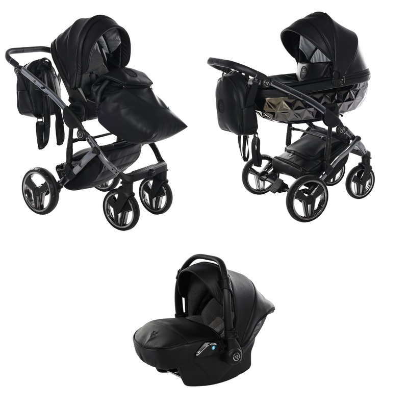 JUNAMA HANDCRAFT BLACK – 3IN1 (INCLUDES CAR SEAT)
