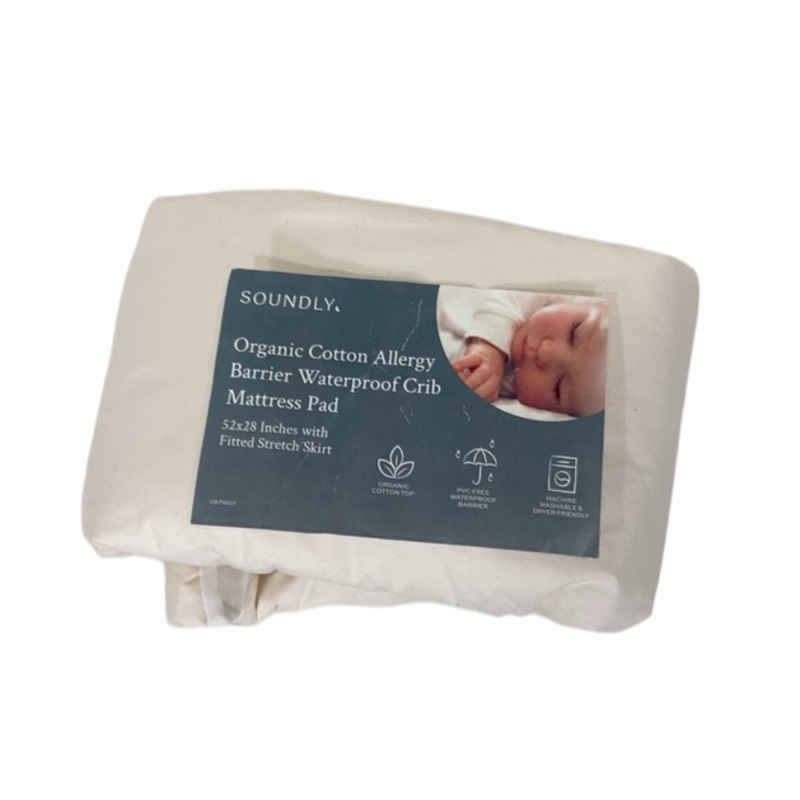Soundly Organic Waterproof Crib Mattress Pad