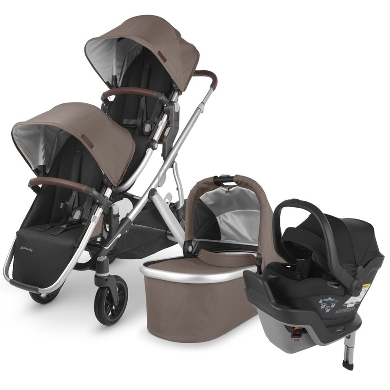 UPPAbaby VISTA V2 Double Stroller + MESA MAX Travel System Bundle – Theo / Jake