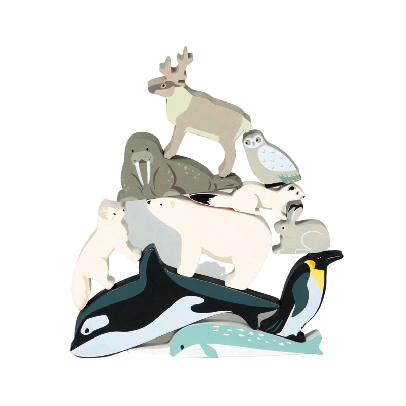Wooden Polar Animals