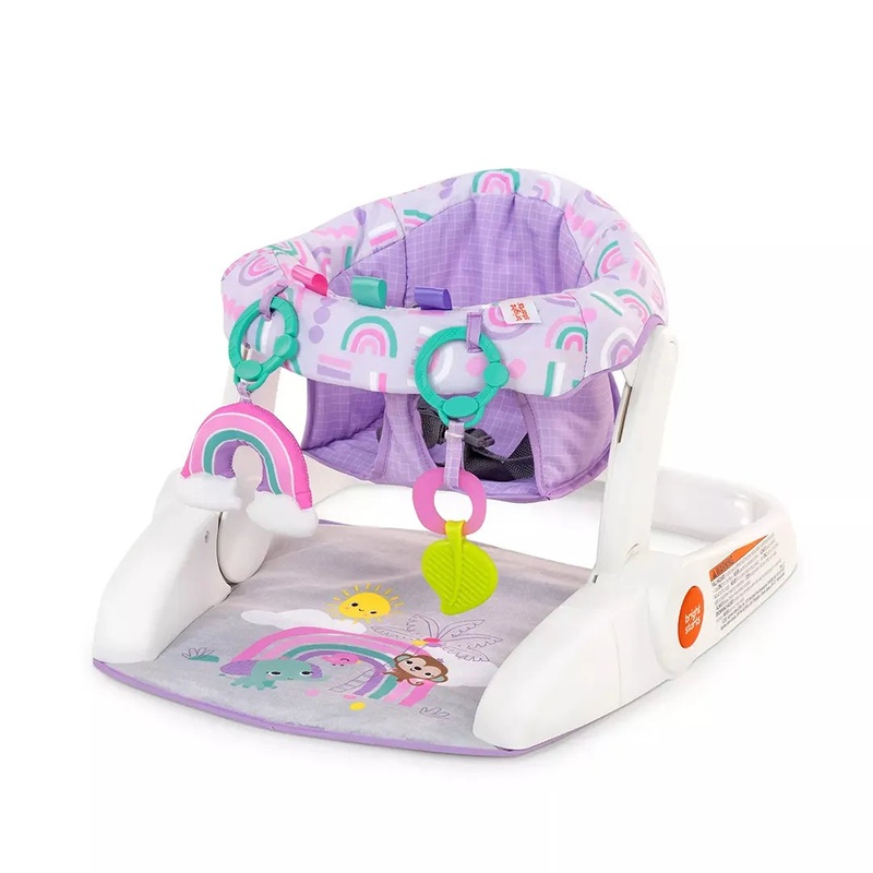 Bright Starts Learn-to-Sit 2-Position Baby Floor Seat with Toys (See Description)