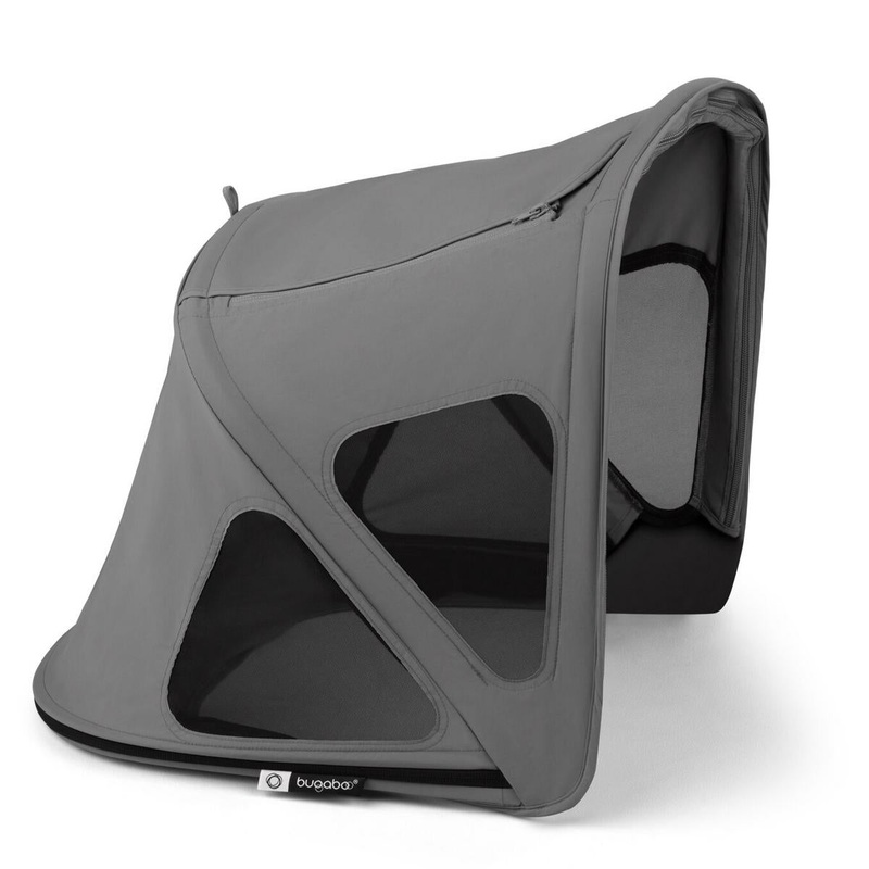 Bugaboo Kangaroo/Fox 5/Cameleon 3/Lynx Breezy Sun Canopy – Moon Grey