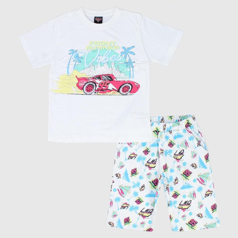 “Front Runner Vibes” Short-Sleeved Pajama