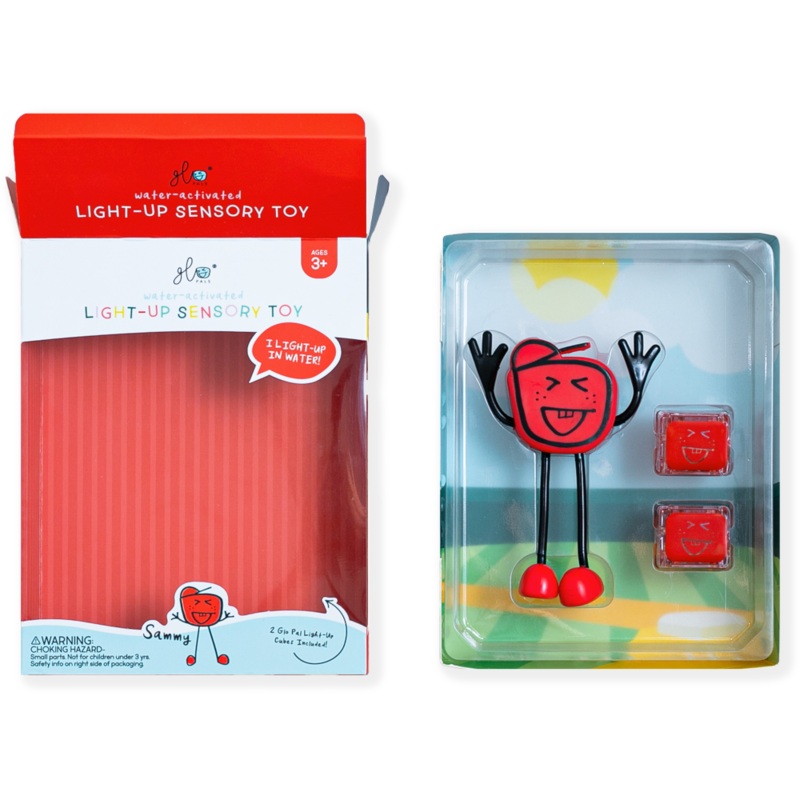 Glo Pals Sammy Character with 2 Light-Up Cubes