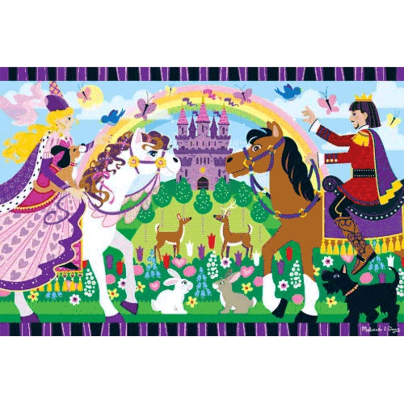 Melissa & Doug Fairytale Friendship Floor Puzzle 24 Pieces