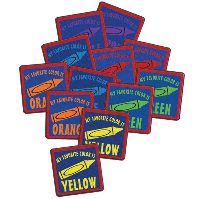 My Favorite Color Seating Squares, 16″ x 16″