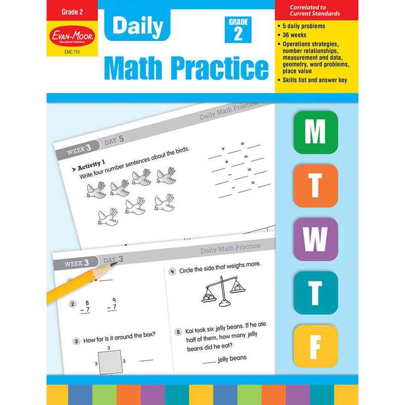 DAILY MATH PRACTICE GRADE 2