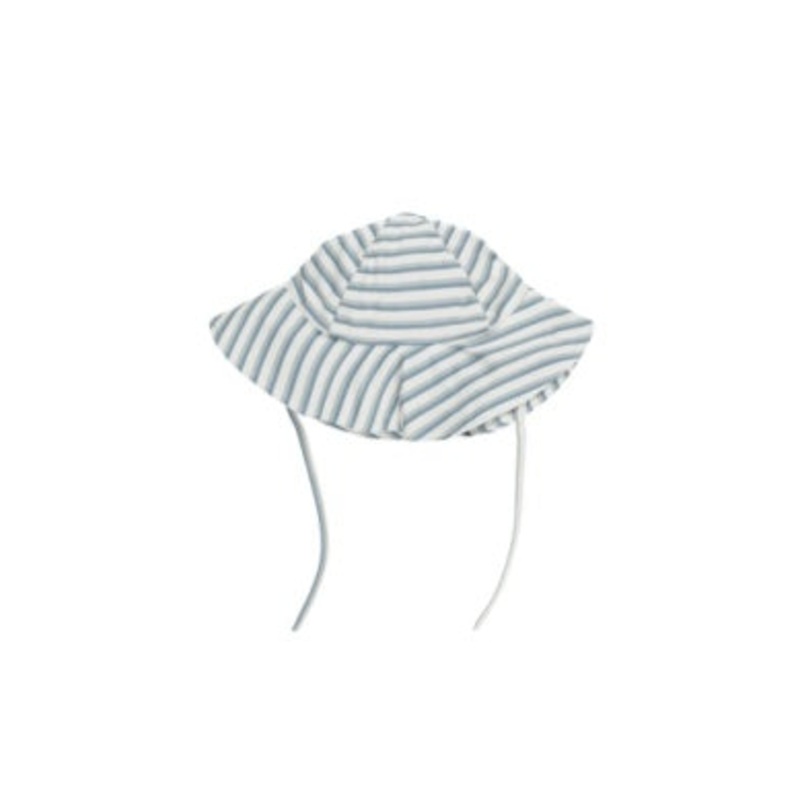 FLOPPY SWIM HAT || SEAFOAM STRIPE