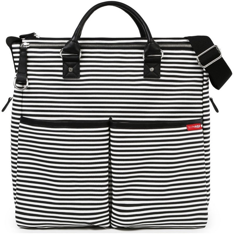 Skip Hop Duo Special Edition Diaper Bag – Black Stripe