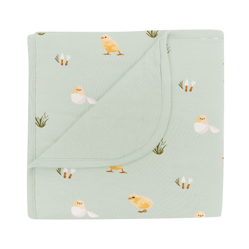 Baby Blanket in Aloe Chick 1.0