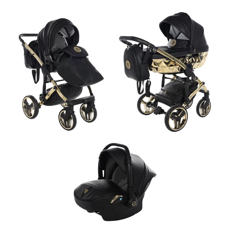 JUNAMA HANDCRAFT BLACK GOLD – 3IN1 (INCLUDES CAR SEAT)
