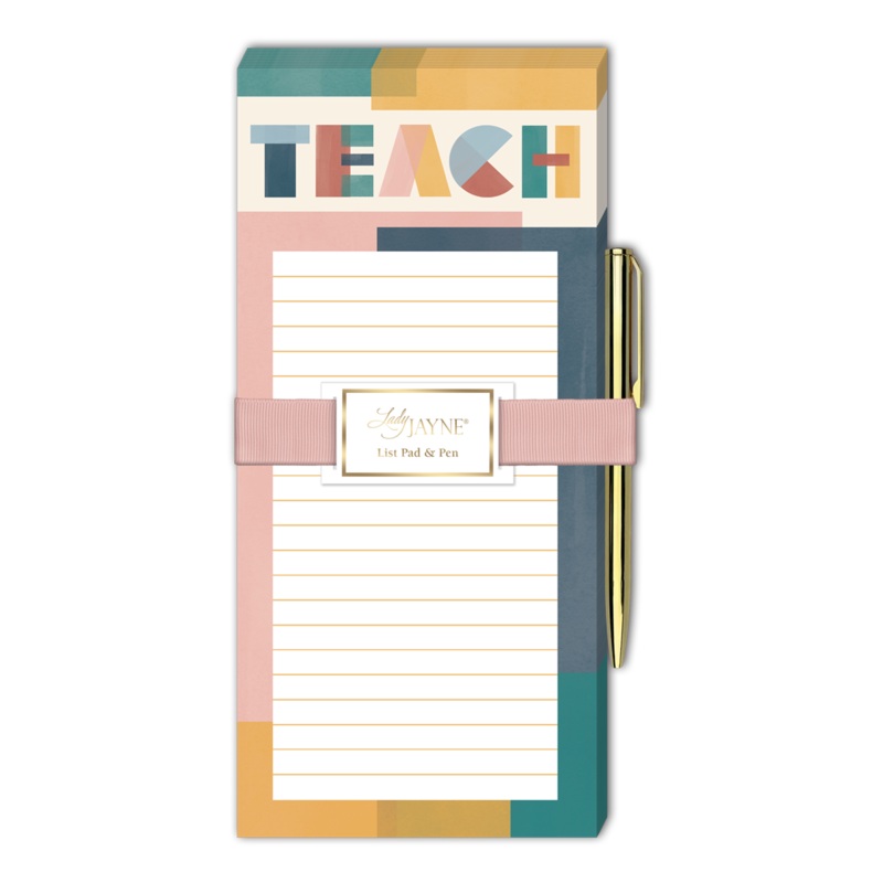 MODERN TEACHER TEACH MAGNETIC LIST PAD WITH PEN