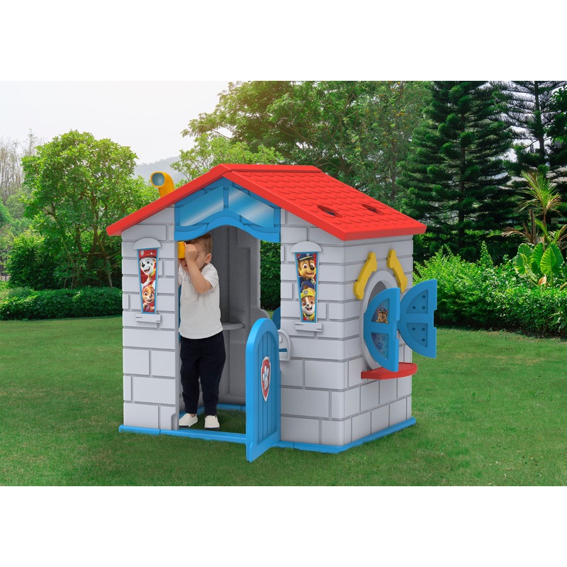 PAW Patrol Plastic Indoor/Outdoor Playhouse with Easy Assembly by Delta Children