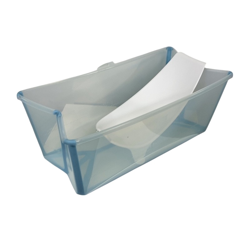 Stokke Flexi Bath Bundle Pack, Regular, Transparent Ocean Blue